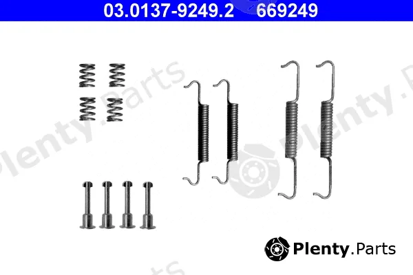 ATE 03.0137-9249.2 — Accessory Kit, parking brake shoes