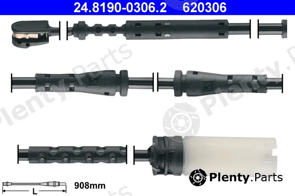 ATE 24.8190-0306.2 — Warning Contact, brake pad wear