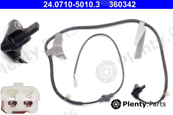 ATE 24.0710-5010.3 — Sensor, wheel speed