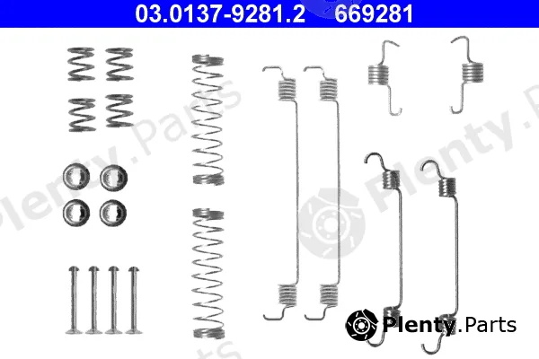 ATE 03.0137-9281.2 — Accessory Kit, brake shoes