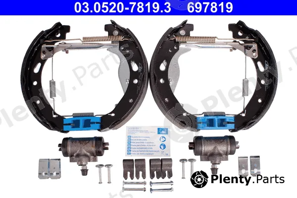 ATE 03.0520-7819.3 — Brake Shoe Set Original ATE TopKit