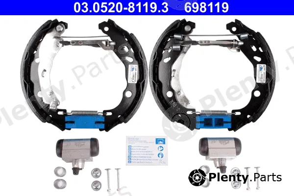 ATE 03.0520-8119.3 — Brake Shoe Set Original ATE TopKit