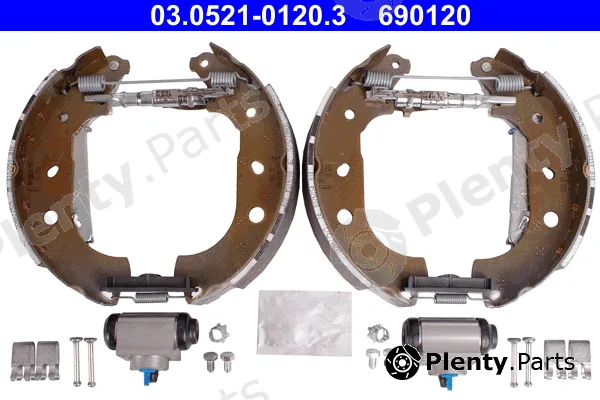 ATE 03.0521-0120.3 — Brake Shoe Set Original ATE TopKit