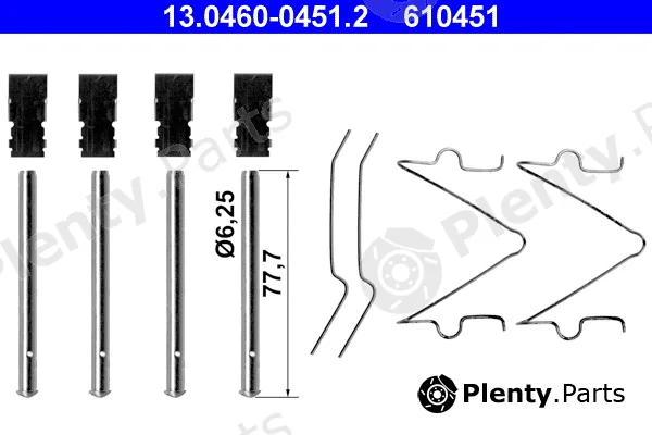 ATE 13.0460-0451.2 — Accessory Kit, disc brake pad