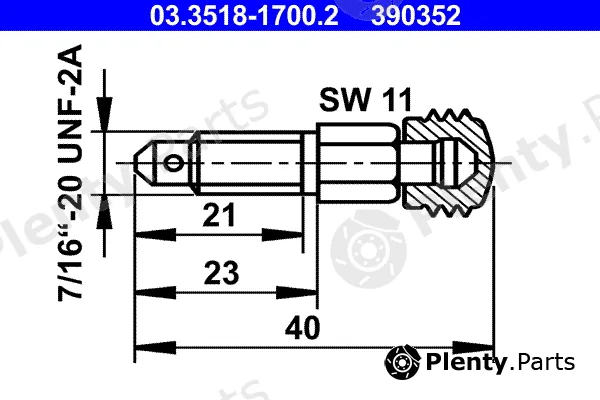 ATE 03.3518-1700.2 — Breather Screw/Valve