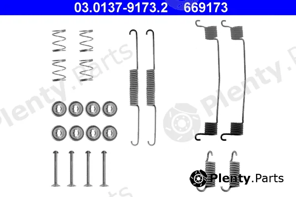 ATE 03.0137-9173.2 — Accessory Kit, brake shoes