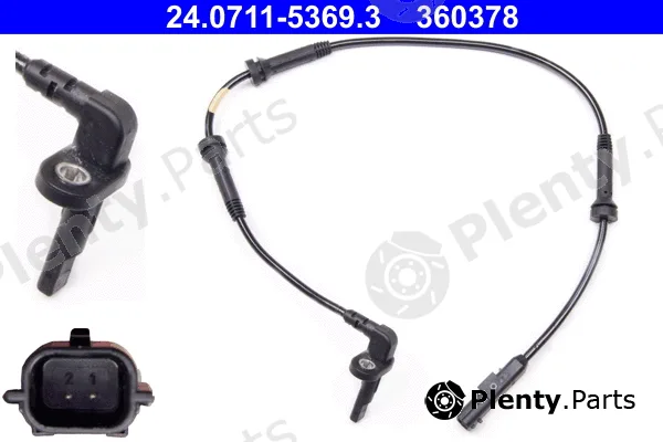 ATE 24.0711-5369.3 — Sensor, wheel speed