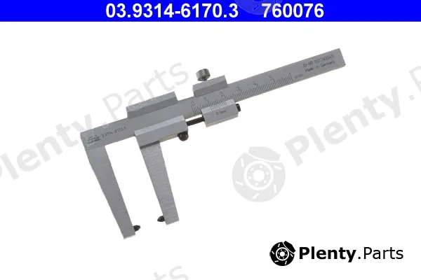 ATE 03.9314-6170.3 — Vernier Calliper, brake disc thickness