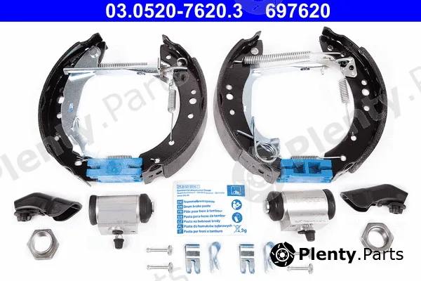 ATE 03.0520-7620.3 — Brake Shoe Set Original ATE TopKit