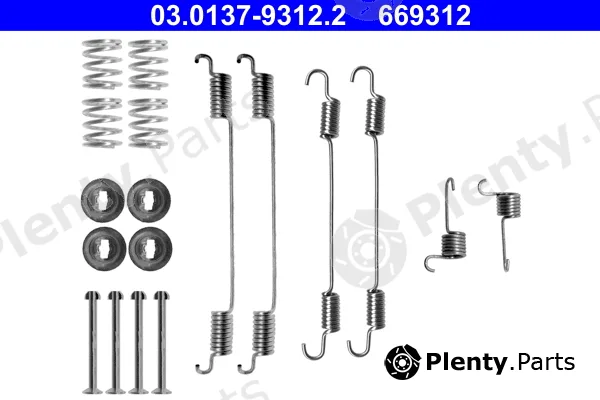 ATE 03.0137-9312.2 — Accessory Kit, brake shoes