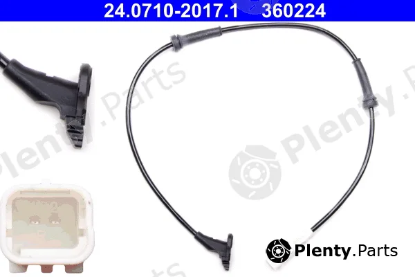 ATE 24.0710-2017.1 — Sensor, wheel speed