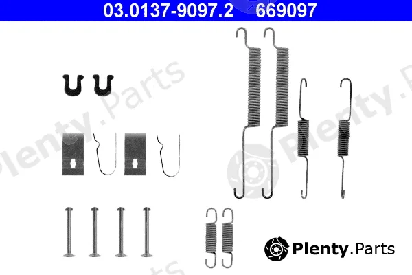 ATE 03.0137-9097.2 — Accessory Kit, brake shoes