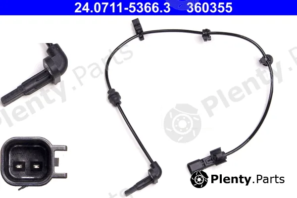 ATE 24.0711-5366.3 — Sensor, wheel speed