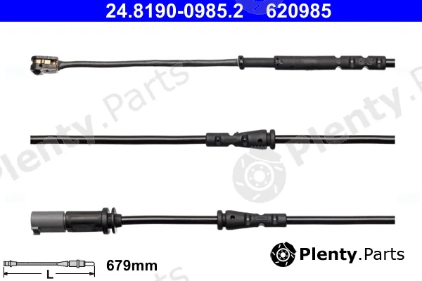 ATE 24.8190-0985.2 — Warning Contact, brake pad wear