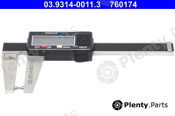 ATE 03.9314-0011.3 — Vernier Calliper, brake disc thickness