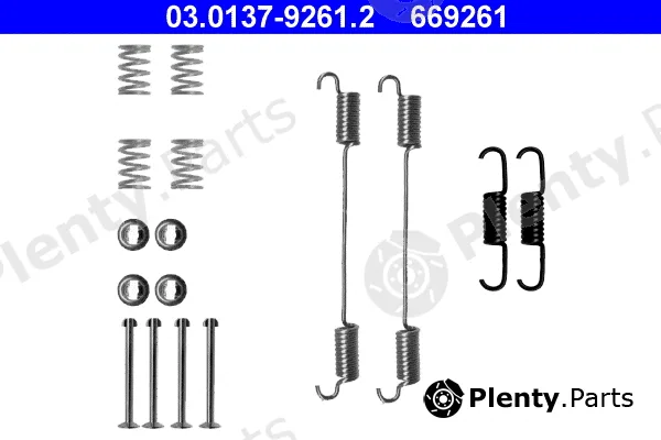 ATE 03.0137-9261.2 — Accessory Kit, brake shoes