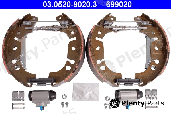 ATE 03.0520-9020.3 — Brake Shoe Set Original ATE TopKit