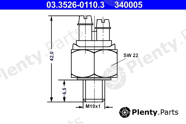 ATE 03.3526-0110.3 — Stop Light Switch