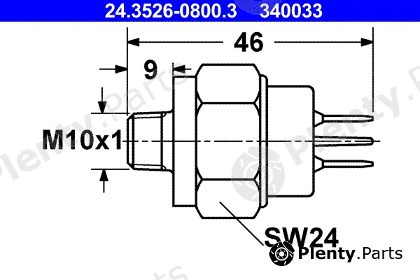 ATE 24.3526-0800.3 — Stop Light Switch
