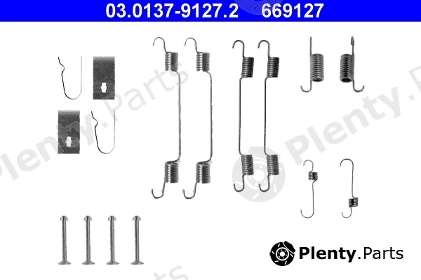 ATE 03.0137-9127.2 — Accessory Kit, brake shoes
