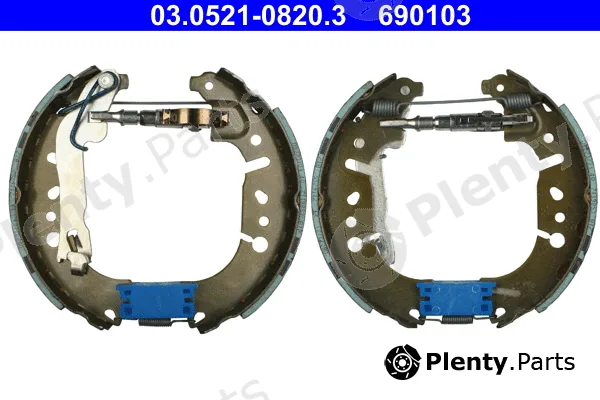 ATE 03.0521-0820.3 — Brake Shoe Set Original ATE TopKit