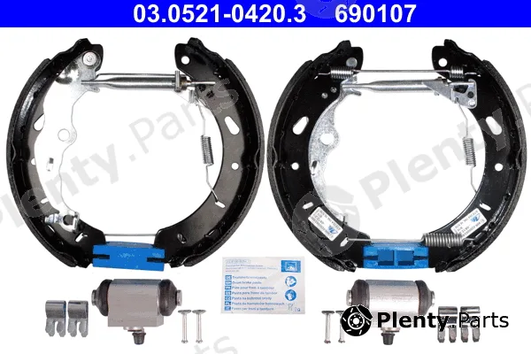 ATE 03.0521-0420.3 — Brake Shoe Set Original ATE TopKit