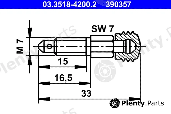 ATE 03.3518-4200.2 — Breather Screw/Valve