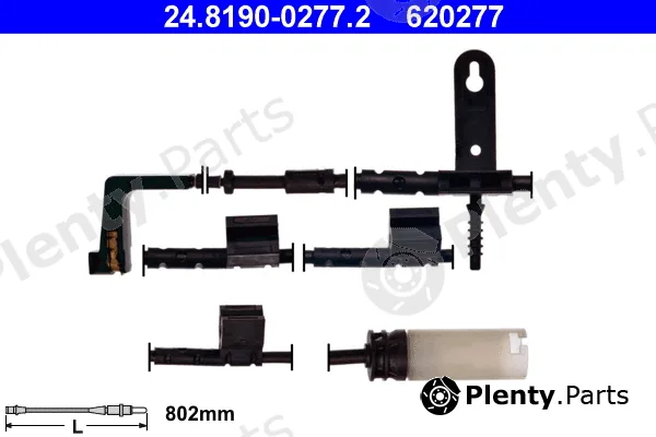 ATE 24.8190-0277.2 — Warning Contact, brake pad wear