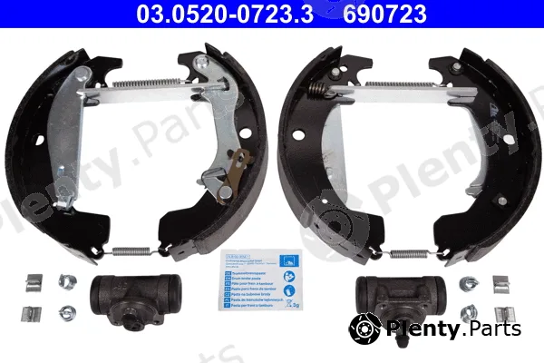 ATE 03.0520-0723.3 — Brake Shoe Set Original ATE TopKit