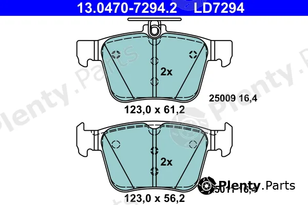 ATE 13.0470-7294.2 — Brake Pad Set, disc brake ATE Ceramic