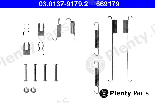 ATE 03.0137-9179.2 — Accessory Kit, brake shoes