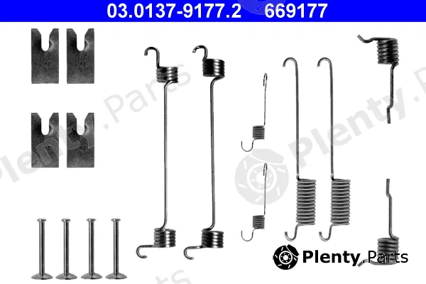 ATE 03.0137-9177.2 — Accessory Kit, brake shoes