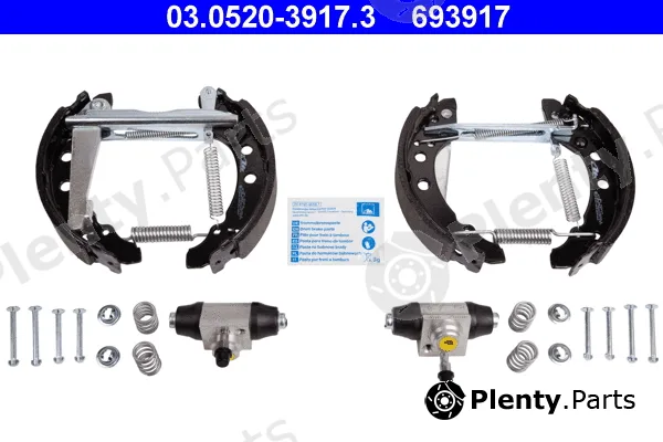 ATE 03.0520-3917.3 — Brake Shoe Set Original ATE TopKit