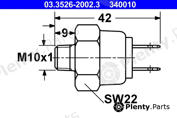 ATE 03.3526-2002.3 — Stop Light Switch