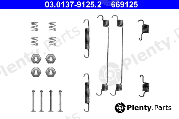 ATE 03.0137-9125.2 — Accessory Kit, brake shoes