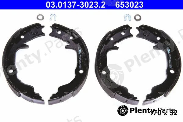 ATE 03.0137-3023.2 — Brake Shoe Set, parking brake