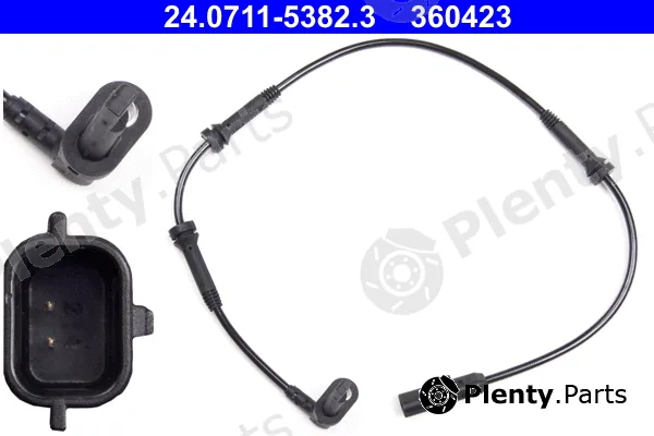 ATE 24.0711-5382.3 — Sensor, wheel speed