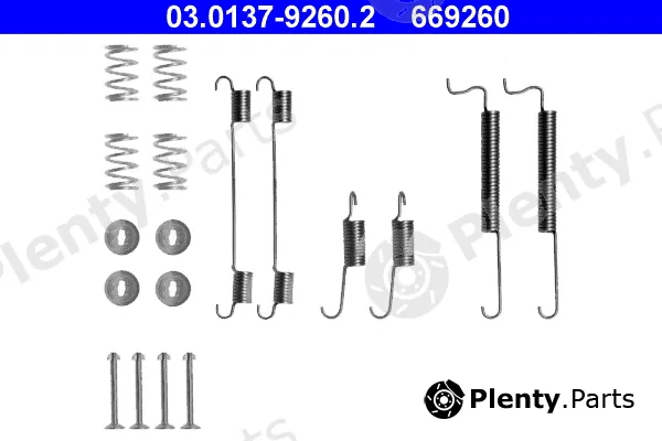 ATE 03.0137-9260.2 — Accessory Kit, brake shoes