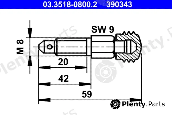 ATE 03.3518-0800.2 — Breather Screw/Valve
