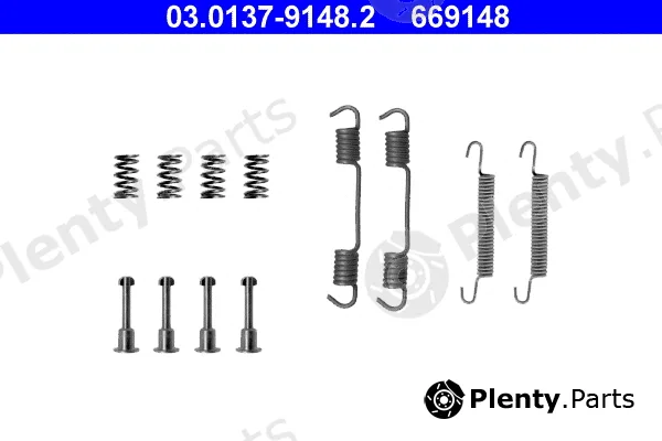 ATE 03.0137-9148.2 — Accessory Kit, parking brake shoes