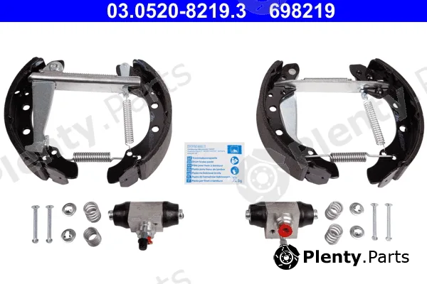 ATE 03.0520-8219.3 — Brake Shoe Set Original ATE TopKit