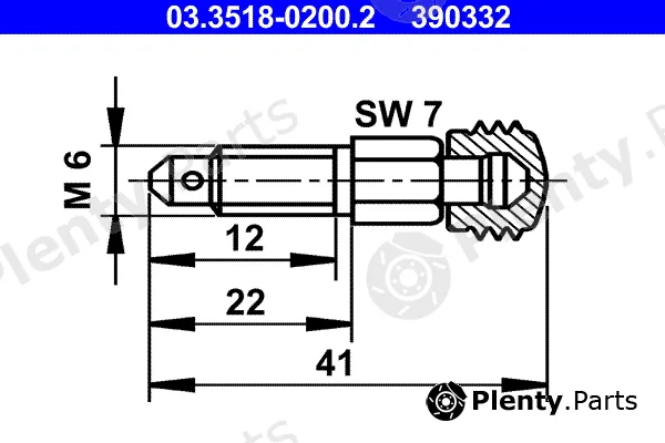 ATE 03.3518-0200.2 — Breather Screw/Valve