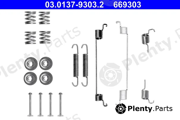 ATE 03.0137-9303.2 — Accessory Kit, brake shoes