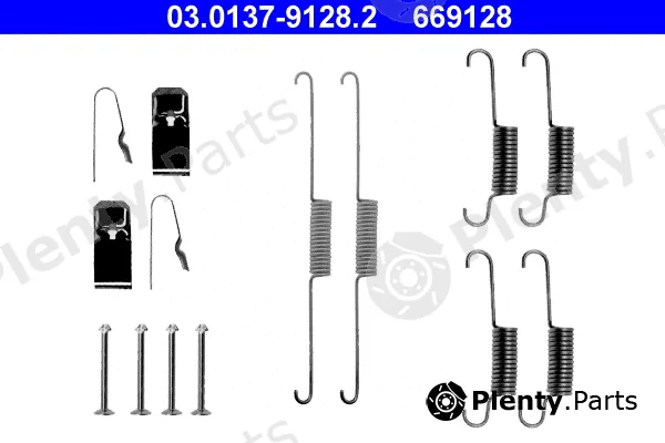 ATE 03.0137-9128.2 — Accessory Kit, brake shoes