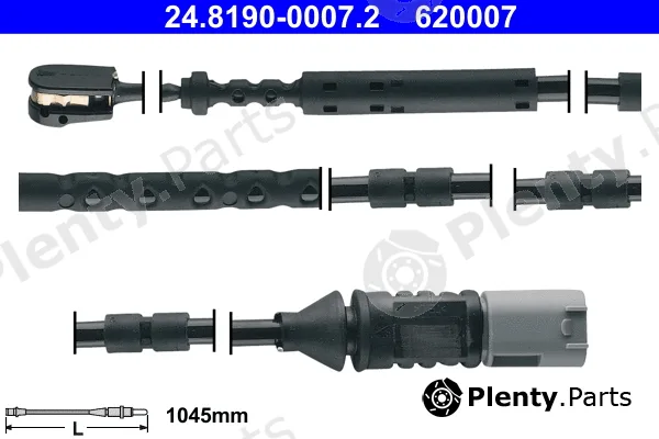 ATE 24.8190-0007.2 — Warning Contact, brake pad wear