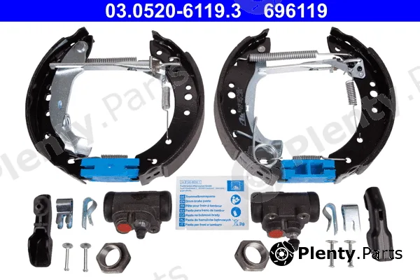 ATE 03.0520-6119.3 — Brake Shoe Set Original ATE TopKit