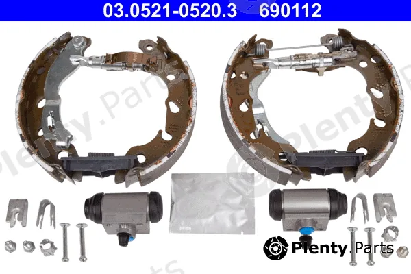 ATE 03.0521-0520.3 — Brake Shoe Set Original ATE TopKit