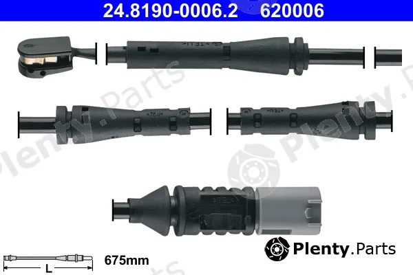 ATE 24.8190-0006.2 — Warning Contact, brake pad wear