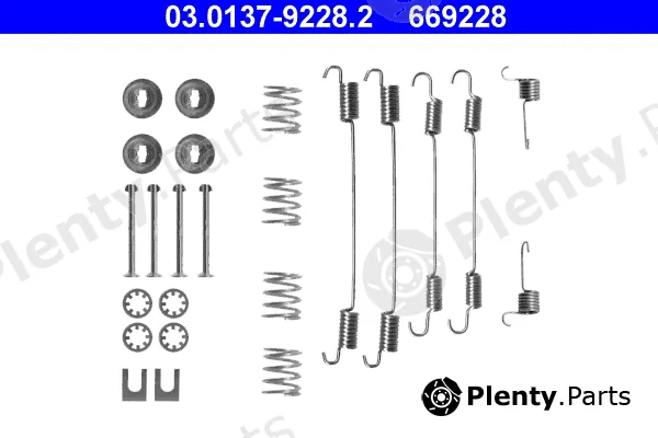 ATE 03.0137-9228.2 — Accessory Kit, brake shoes