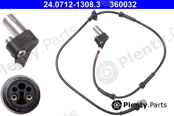 ATE 24.0712-1308.3 — Sensor, wheel speed